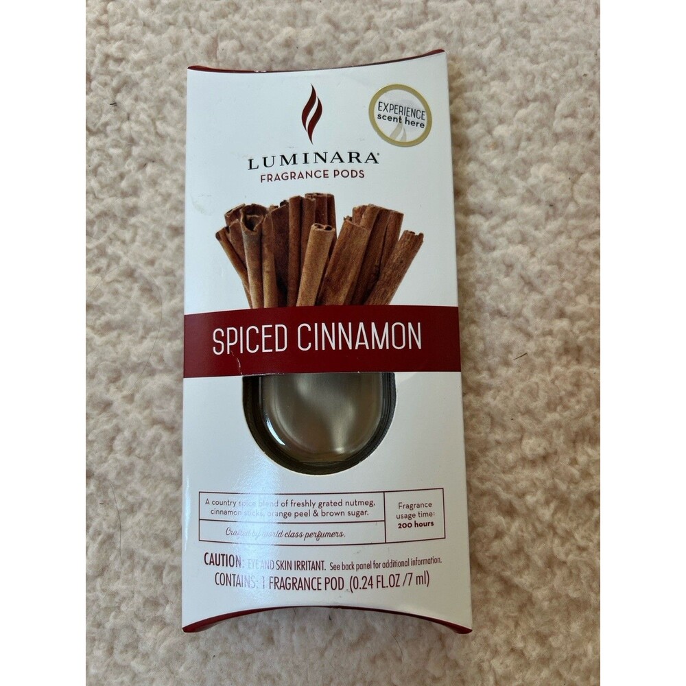 Luminara Fragrance Pod Spiced Cinnamon Refill For Diffusing Candle Aromatherapy